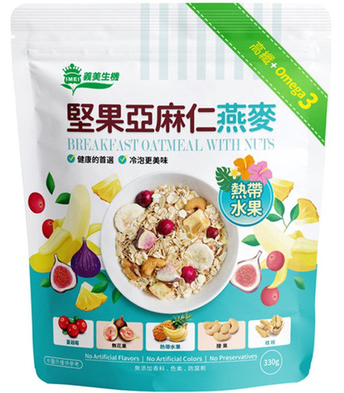 義美 - 堅果亞麻仁燕麥 - 330g