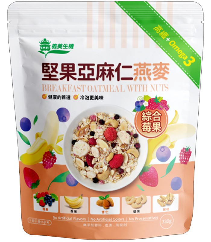 義美 - 堅果亞麻仁燕麥 - 330g