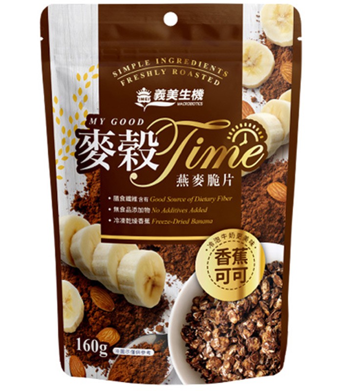 義美 - 麥穀TIME燕麥脆片 - 160g