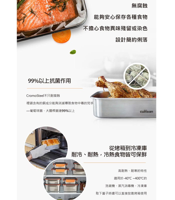 MYHUO Sundries 買貨小東西 - CUITISAN 酷藝師 316可微波不鏽鋼保鮮盒 - 名作3號 - 350ml