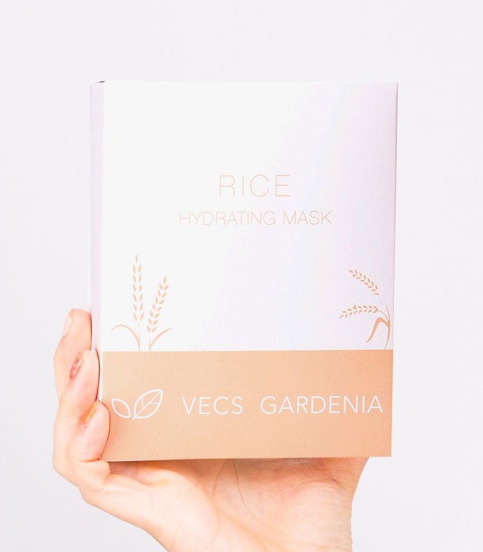 Vecs Gardenia 嘉丹妮爾 - 稻米保濕面膜  - 6pcs