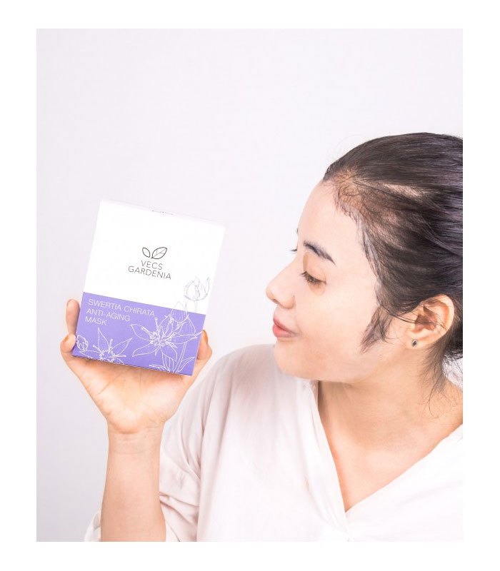 Vecs Gardenia 嘉丹妮爾 - 龍膽葉賦活抗老面膜  - 6pcs