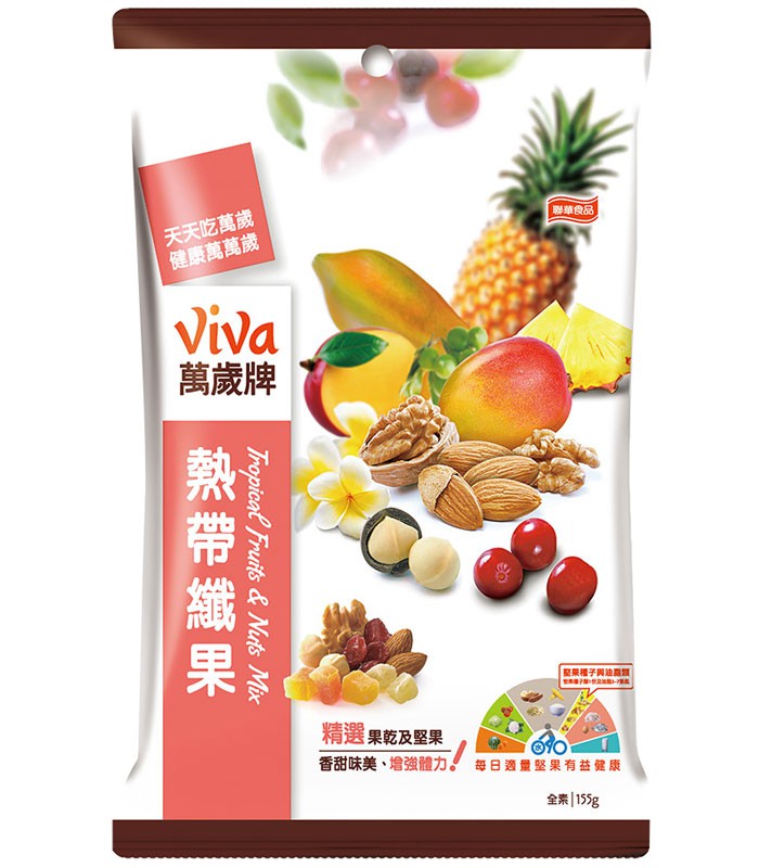 MyHuo Recommended Snacks 買貨推薦零食 - 萬歲牌 熱帶纖果  - 155g