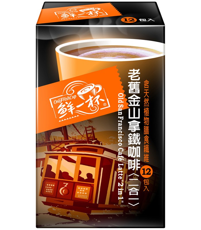 One Fresh Cup 鮮一杯 - 老舊金拿鐵咖啡二合一  - 20gX12