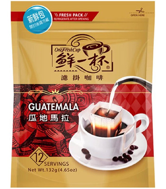 One Fresh Cup 鮮一杯 - 瓜地馬拉濾掛咖啡新鮮包  - 11gX12