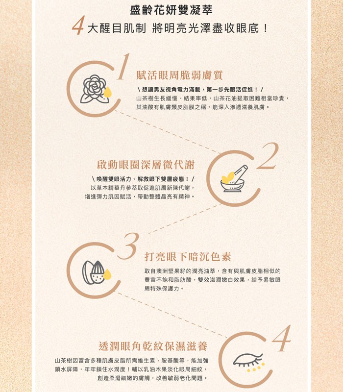 Paradiso Garden 天堂花園 - 山茶花無齡緊緻眼霜  - 20ml