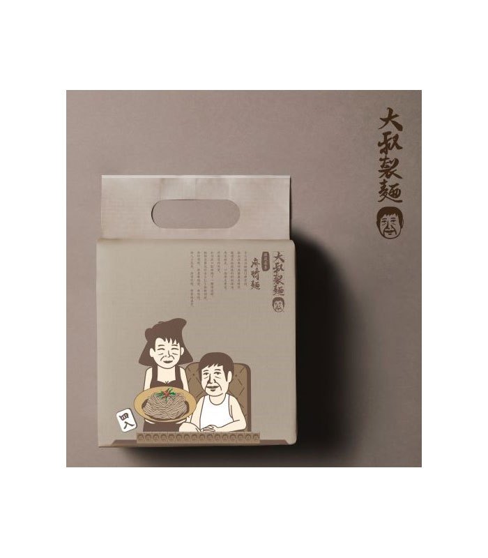 湯 / 乾拌麵 - 大叔製麵 催淚蒜香麻將麵  - 4入