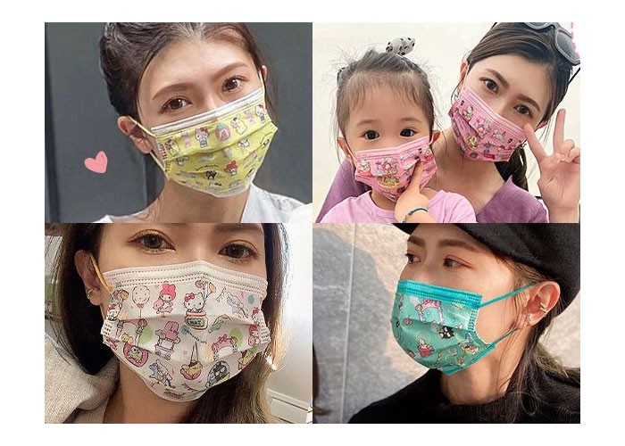 Medical mask 口罩 - 親親JIUJIU 成人醫用口罩 三麗鷗樂園 - 10入