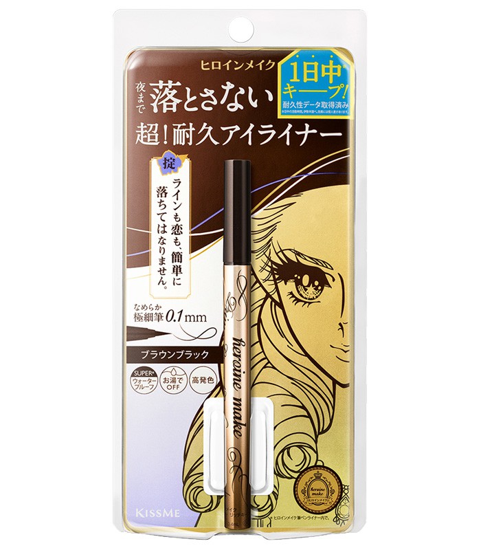 KISS ME 奇士美 - 花漾美姬 超！持久極細抗暈眼線液筆 - 0.4ml