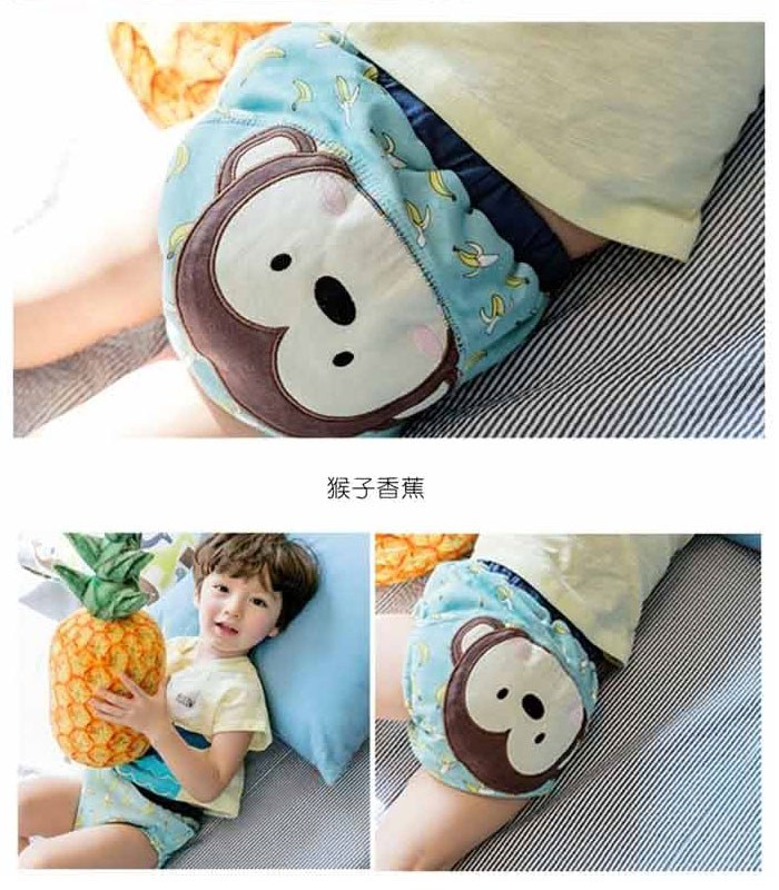 MYHUO Sundries 買貨小東西 - 橘魔法 加厚6層 學習褲 尿布褲 卡通防水學習褲 - 1入