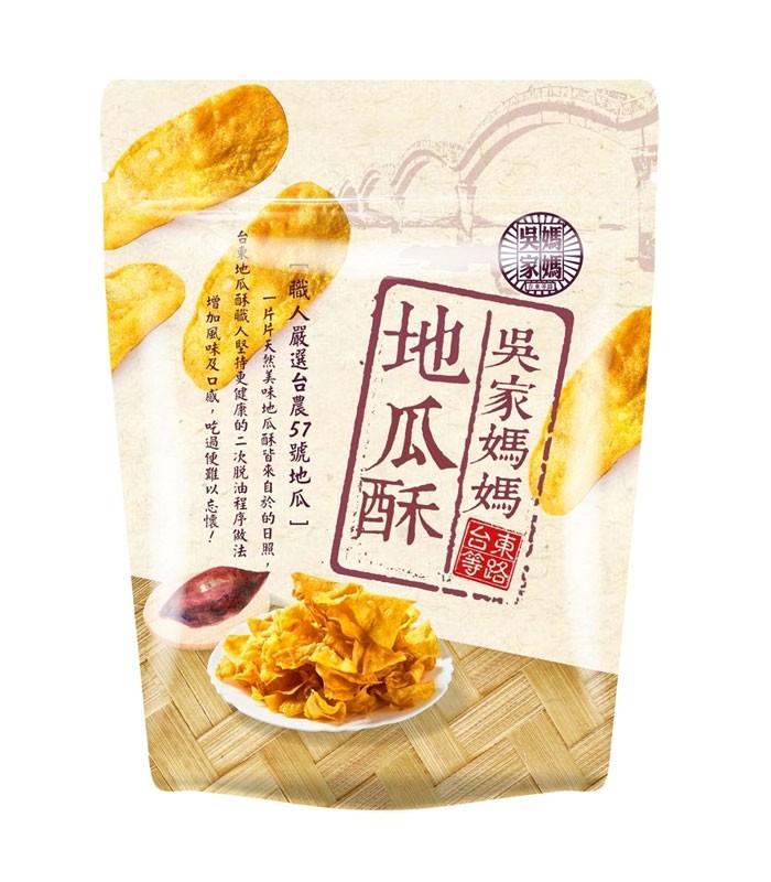 MyHuo Recommended Snacks 買貨推薦零食 - 吳家媽媽地瓜酥 原味 - 150g
