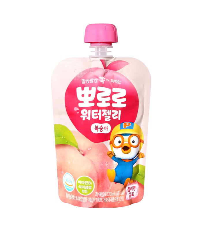 MyHuo Recommended Snacks 買貨推薦零食 - PORORO好朋友果凍飲 水蜜桃風味  - 120ml