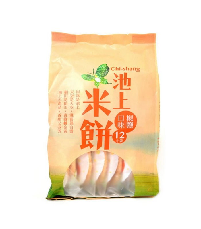 MyHuo Recommended Snacks 買貨推薦零食 - 池上鄉農會 池上米餅 - 椒鹽 - 150g