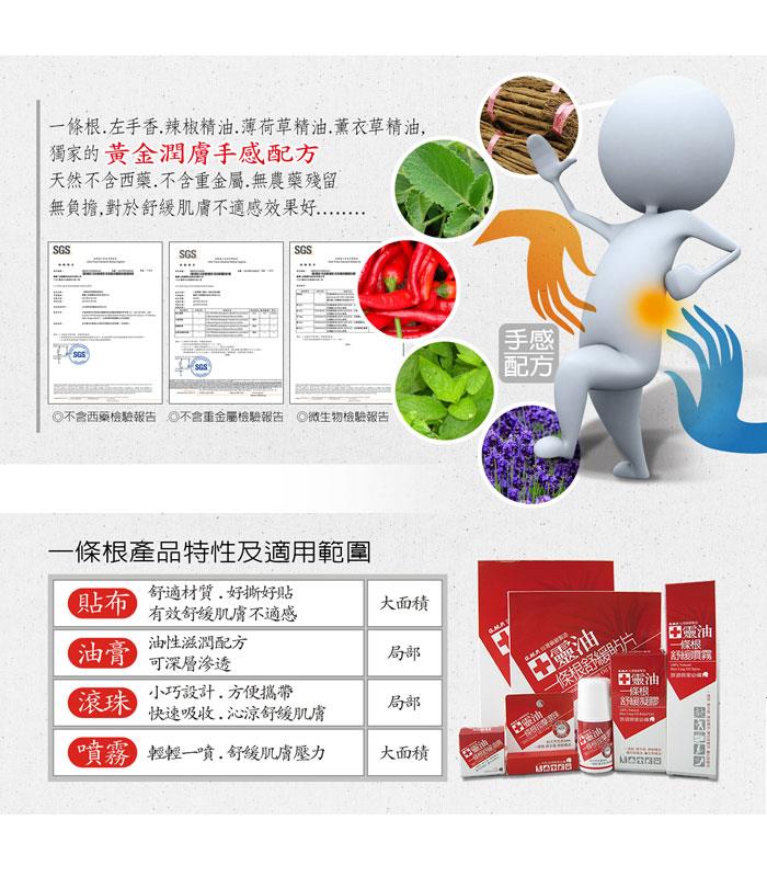 MYHUO Sundries 買貨小東西 - 十靈本舖 十靈油一條根舒緩貼片 - 長效型 - 5片x3