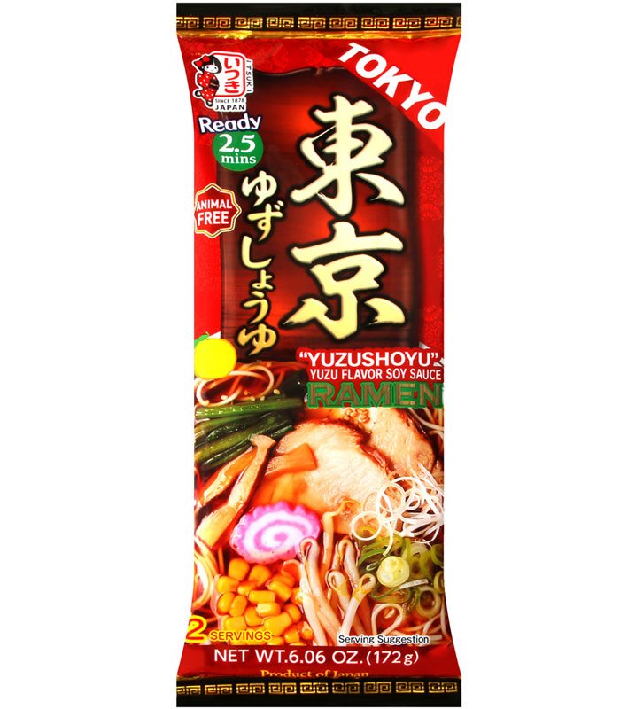 MyHuo Recommended Snacks 買貨推薦零食 - ITSUKI 東京醬油風味拉麵  - 172g