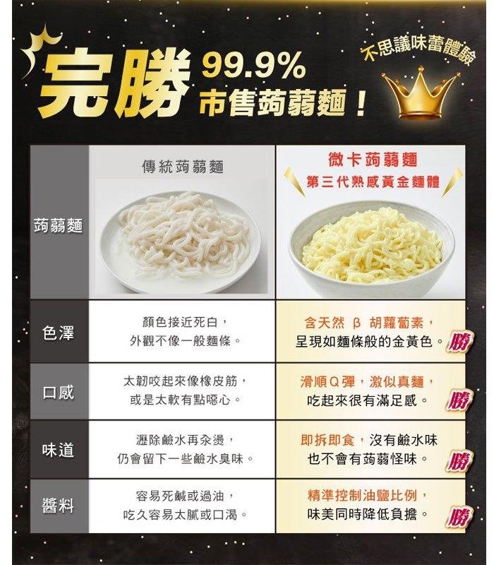 微卡 - iFit 微卡蒟蒻拌麵 - 3入