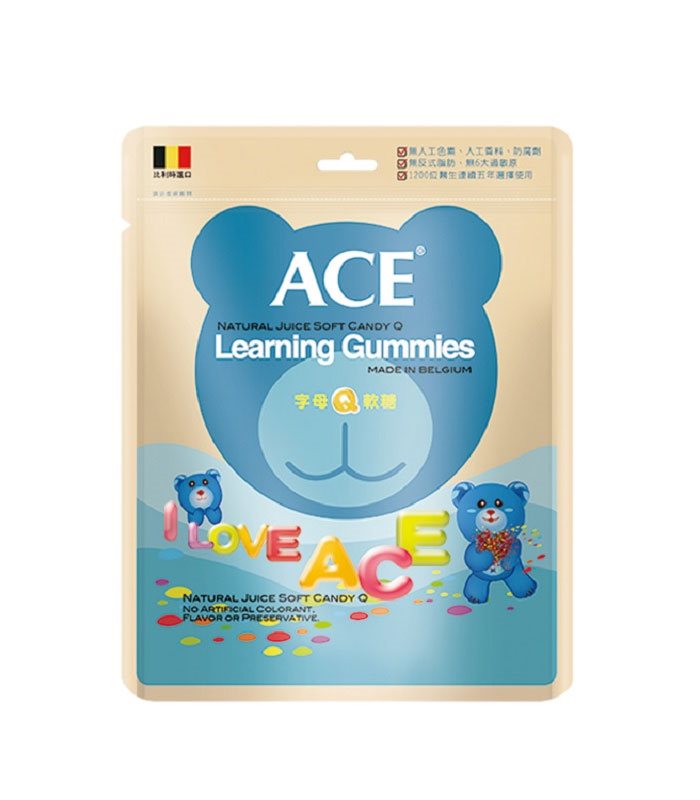 MyHuo Recommended Snacks 買貨推薦零食 - ACE 字母Q軟糖量販包  - 240g