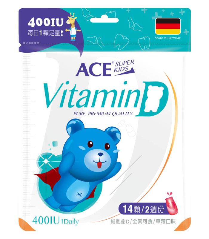 MyHuo Recommended Snacks 買貨推薦零食 - ACE SUPER KIDS維他命D軟糖  - 14顆