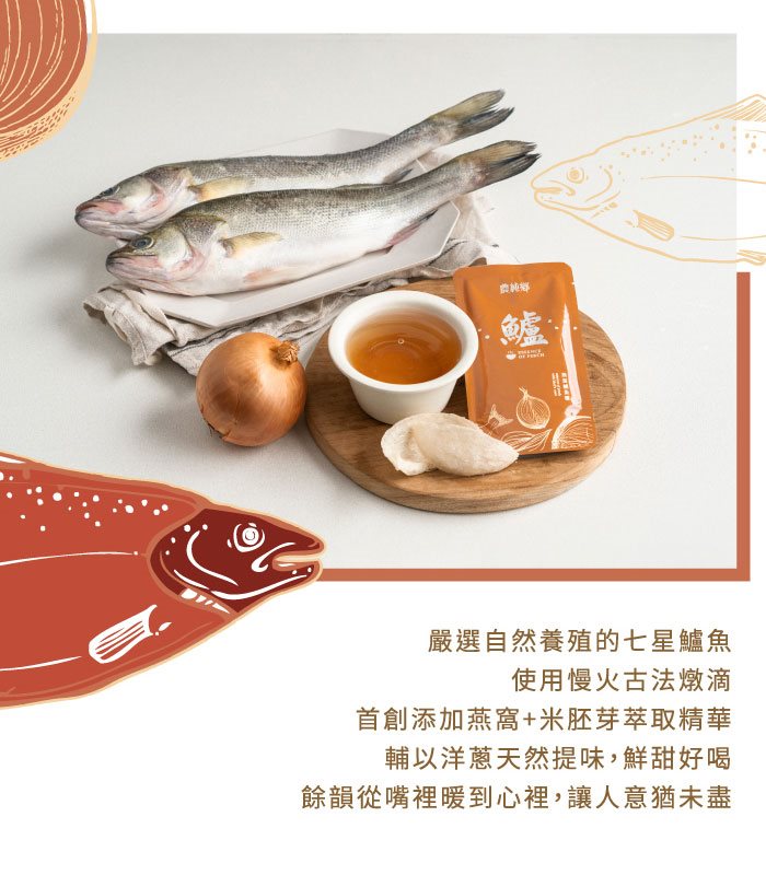 農純鄉 - 燕窩鱸魚精  - 50mlX6