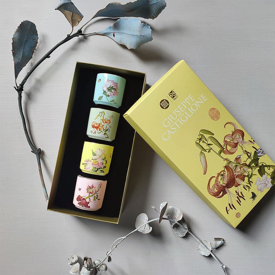 National Palace Museum Shop 故宮精品 - 仙萼長春 骨瓷杯組  - 1組