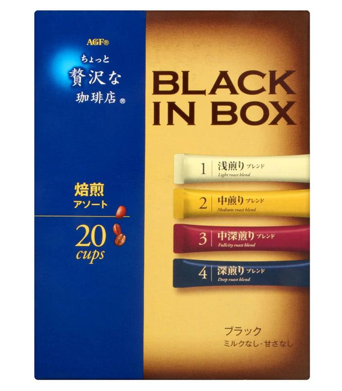 Japanese snacks 日本零食館 - AGF MAXIM 4種風味綜合黑咖啡  - 40g
