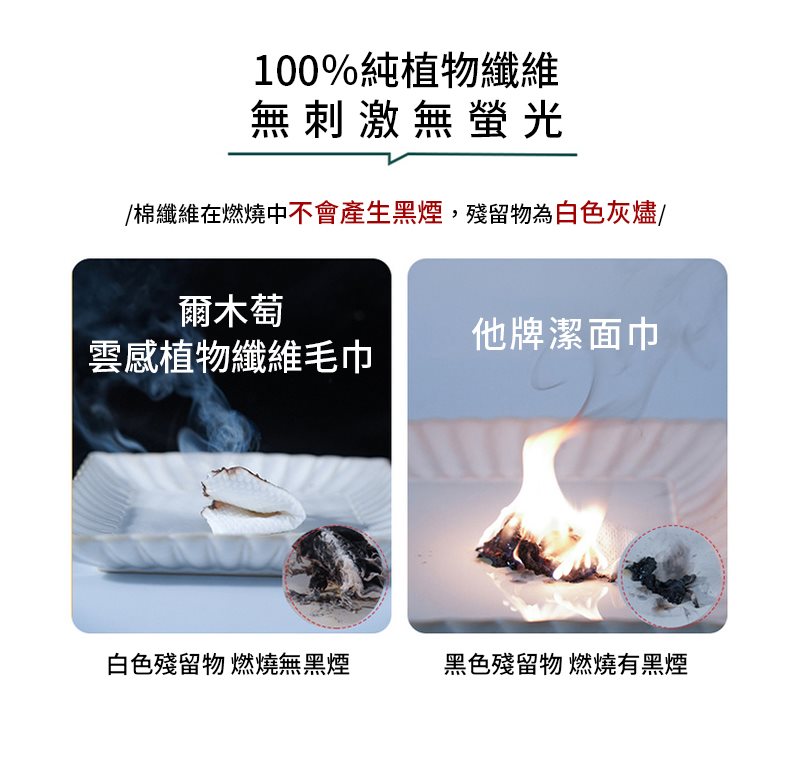 AMORTALS 爾木萄 - 雲感植物纖維毛巾  - 100片