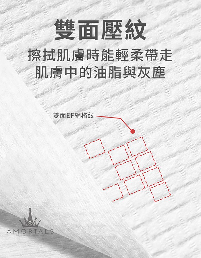 AMORTALS 爾木萄 - 加厚純棉捲筒洗臉巾  - 70片