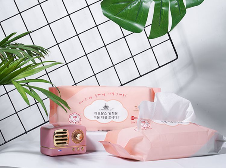 AMORTALS 爾木萄 - 抽取式多功能棉巾  - 80片