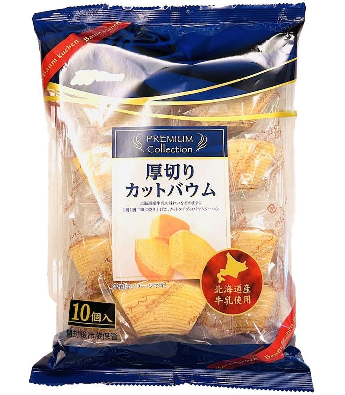 Japanese snacks 日本零食館 - 丸金 北海道牛乳厚切年輪蛋糕  - 270g