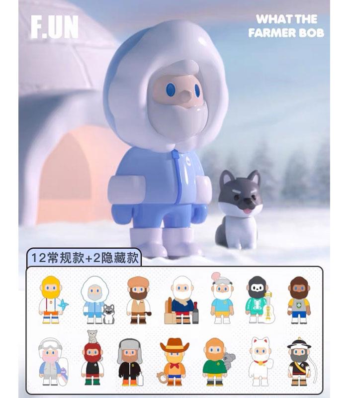 MYHUO Sundries 買貨小東西 - 尋找獨角獸F.UN*Farmer Bob男友二代環遊世界系列盲盒  - 1個