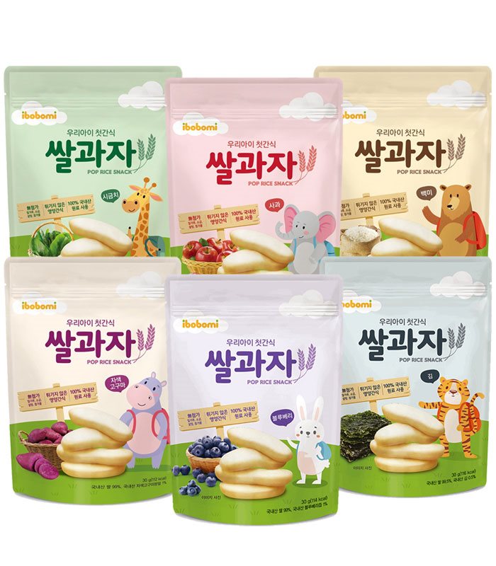 MyHuo Recommended Snacks 買貨推薦零食 - ibobomi 嬰兒米餅 - 30g
