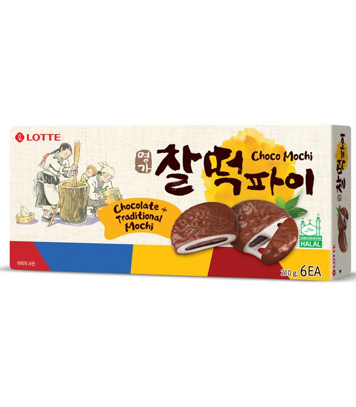 LOTTE 樂天 - 巧克力年糕派  - 210g