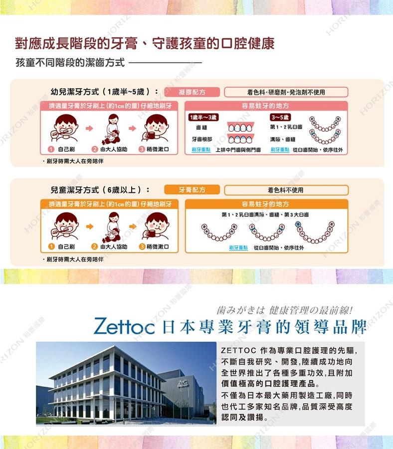 MYHUO Sundries 買貨小東西 - Zettoc 小鱷魚 兒童健齒牙膏 - 70g