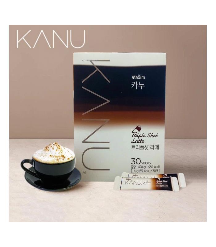 MyHuo Recommended Snacks 買貨推薦零食 - Maxim KANU Triple Latte 漸層奶香三倍濃縮拿鐵咖啡  - 30入