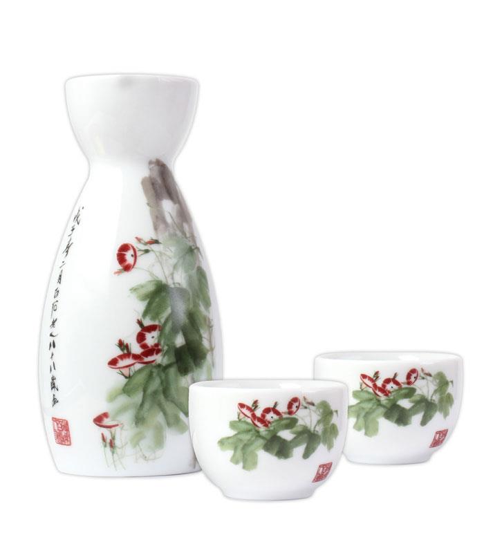 National Palace Museum Shop 故宮精品 - 齊白石牽牛花小品瓷器壺杯組  - 1組