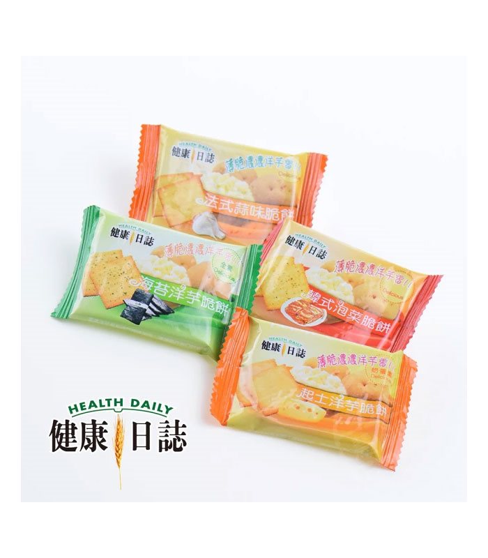 MyHuo Recommended Snacks 買貨推薦零食 - 健康日誌 洋芋脆餅量販包 - 408g