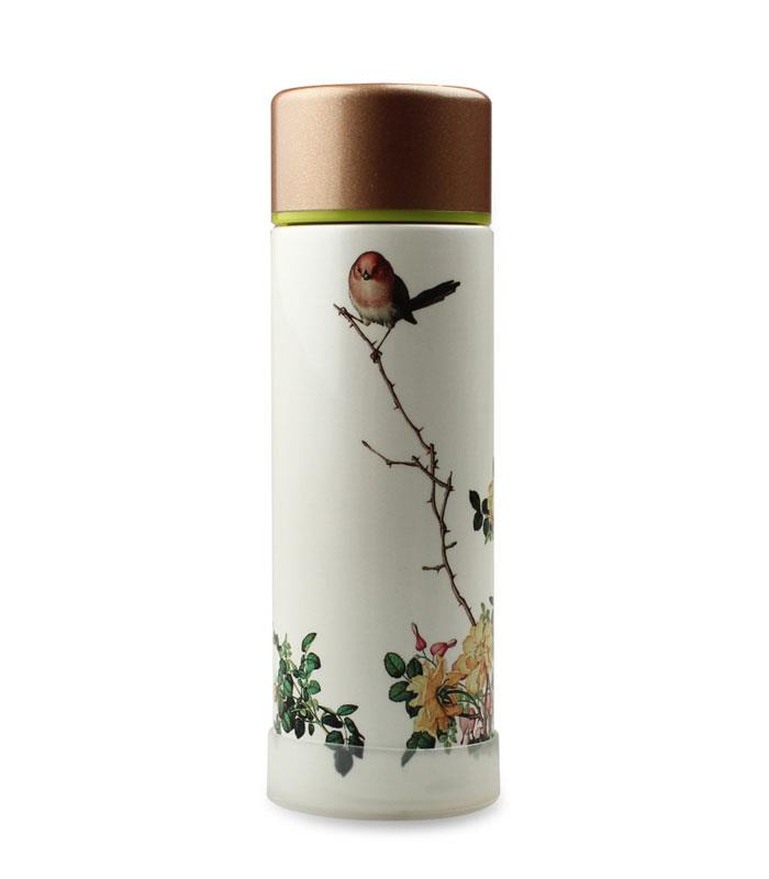 National Palace Museum Shop 故宮精品 - 黃刺蘼魚兒牡丹口袋瓶(小)  - 150ml