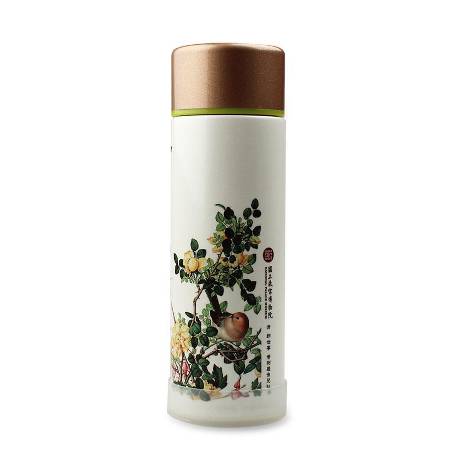National Palace Museum Shop 故宮精品 - 黃刺蘼魚兒牡丹口袋瓶(小)  - 150ml