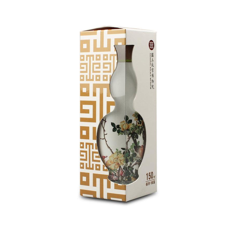 National Palace Museum Shop 故宮精品 - 黃刺蘼魚兒牡丹口袋瓶(小)  - 150ml