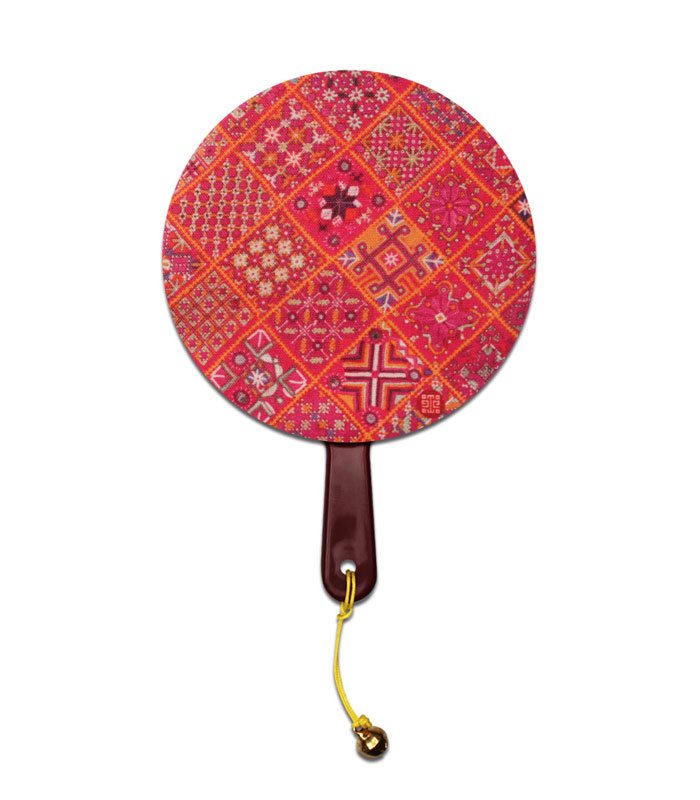 National Palace Museum Shop 故宮精品 - 故宮手抽鏡刺繡方巾  - 1入