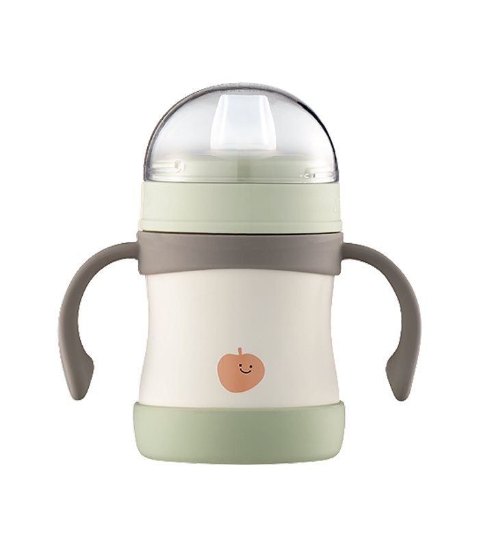 MYHUO LifeStyle 買貨生活 - 韓國Thermos foogo可愛圖案兒童保溫杯200ml(蘋果) - 1入