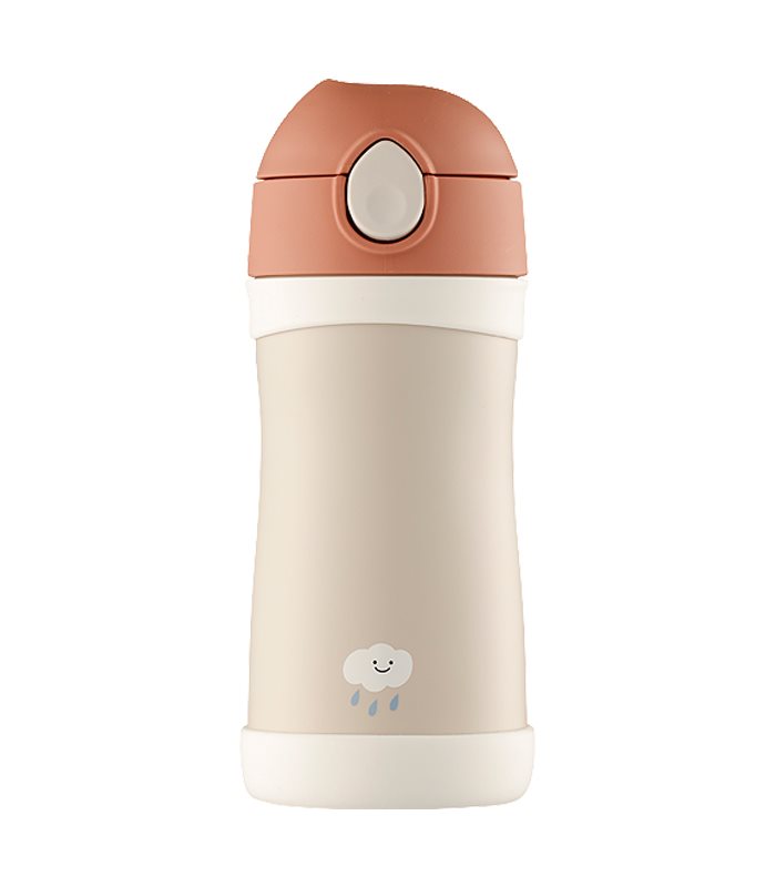 MYHUO LifeStyle 買貨生活 - 韓國Thermos foogo可愛圖案兒童保溫杯350ml(雲朵) - 1入