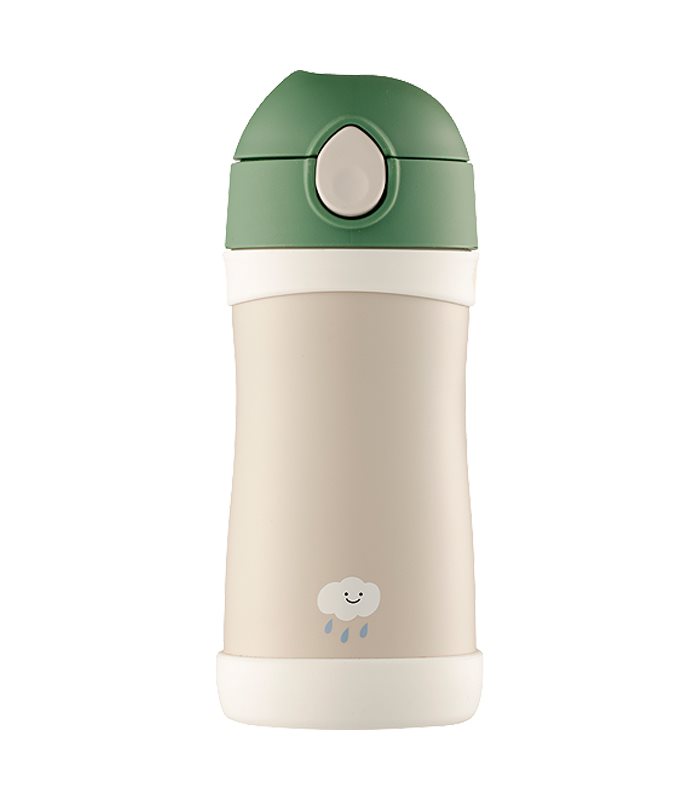 MYHUO LifeStyle 買貨生活 - 韓國Thermos foogo可愛圖案兒童保溫杯350ml(雲朵) - 1入