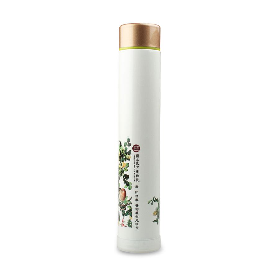 National Palace Museum Shop 故宮精品 - 黃刺蘼魚兒牡丹口袋瓶(大)  - 280ml