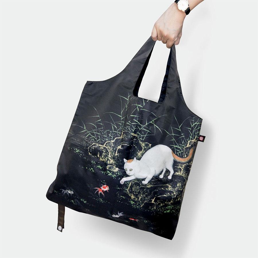 National Palace Museum Shop 故宮精品 - 環保袋 貓摸魚  - 1入
