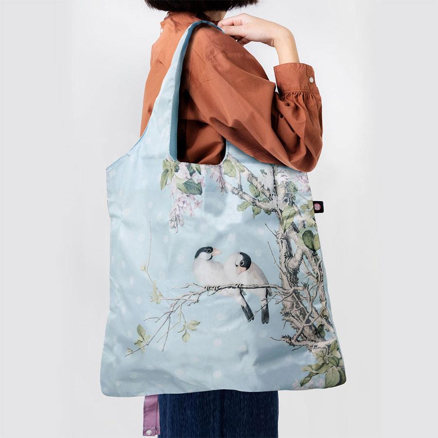 National Palace Museum Shop 故宮精品 - 環保袋 紫白丁香  - 1入