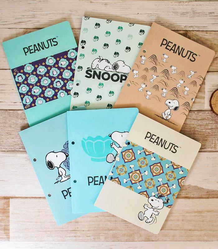National Palace Museum Shop 故宮精品 - 故宮 X Snoopy 25K雙孔筆記本組 瓶 - 1組