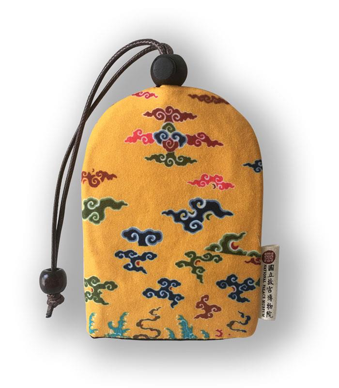 National Palace Museum Shop 故宮精品 - 國寶錦囊袋五彩雲紋/鑰匙包  - 1入