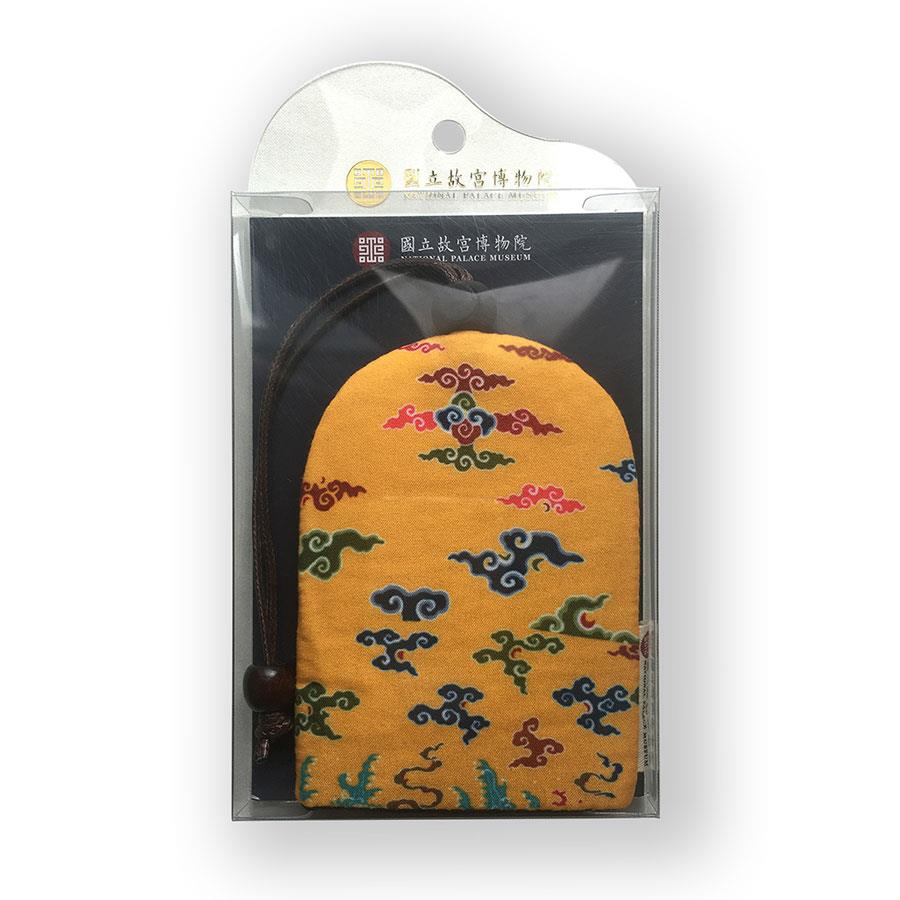 National Palace Museum Shop 故宮精品 - 國寶錦囊袋五彩雲紋/鑰匙包  - 1入