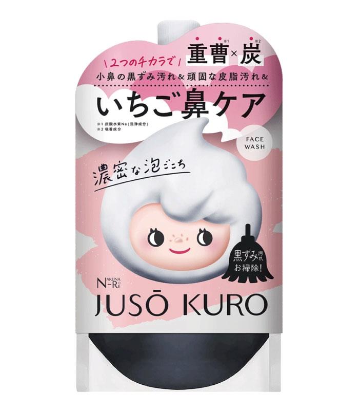 MYHUO Skincare Collection 買貨推薦保養 - JUSO KURO 《黑頭對策》碳 X 小蘇打濃密潔顏泡  - 100g